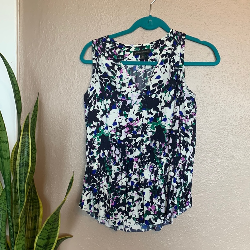 Banana Republic peplum blouse